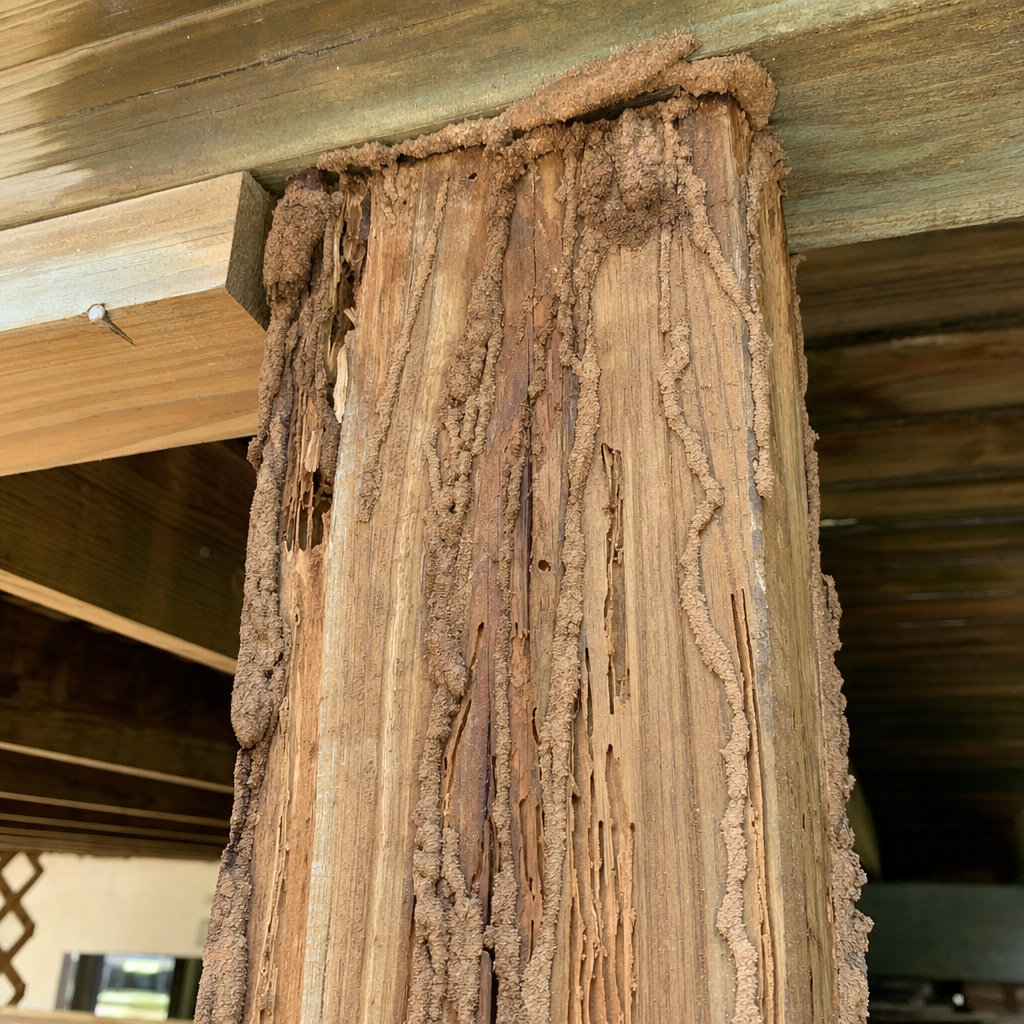 Termite control inspection